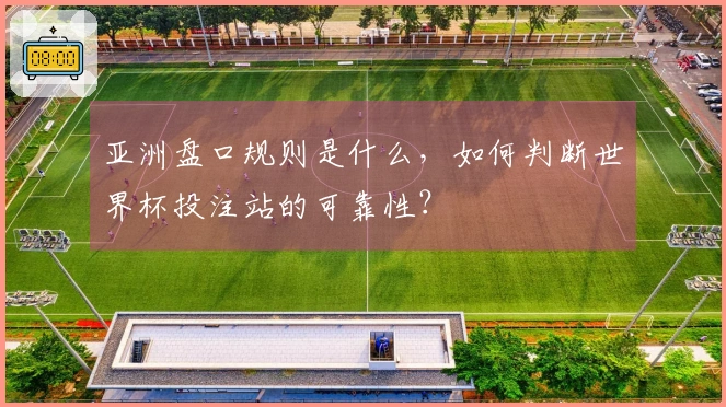 亚洲盘口规则是什么，如何判断世界杯投注站的可靠性？