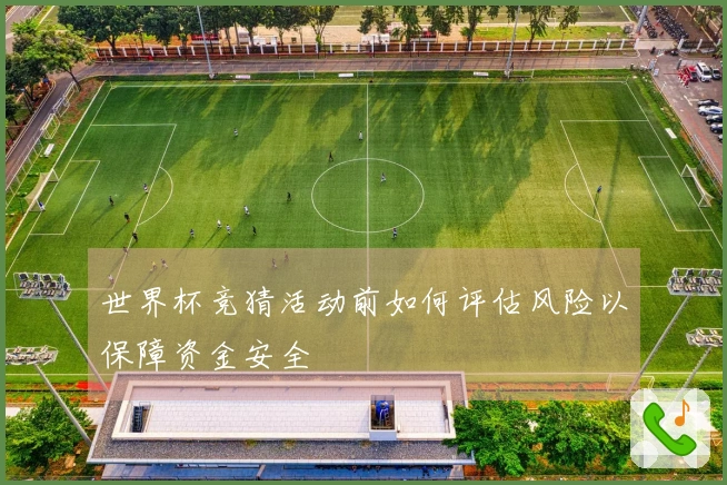 世界杯竞猜活动前如何评估风险以保障资金安全