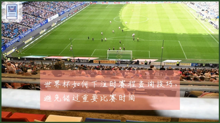 世界杯如何下注时赛程查询技巧，避免错过重要比赛时间