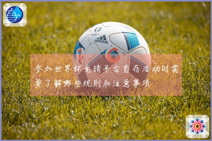 参加世界杯竞猜平台首存活动时需要了解哪些规则和注意事项